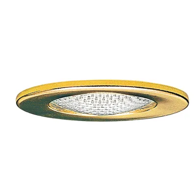 Produktbild von Paulmann Möbel Einbauleuchten Schutzglas strukturiert max.20W 12V G4 66mm Gold/Stahlblech/Glas
