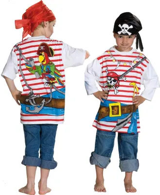 Produktbild von RUBIE'S Faschingskostüm - Spieleshirt Pirat, Größe: 140