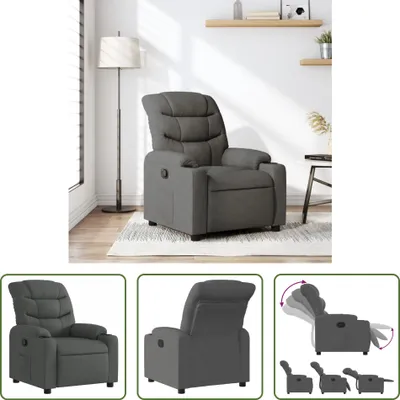 Zdjęcie produktu dla Leżanka The Living Store z ciemnoszarego materiału