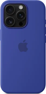 Produktbild von Apple iPhone 16 Pro Hülle - Silikon - Soft Case, Backcover - Blau
