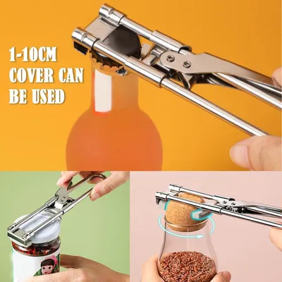 Universeller Flaschenöffner Einmachglasöffner für Gläser und Deckel