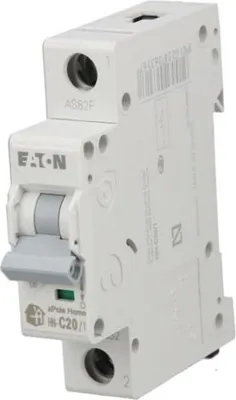 Obrázek produktu pro EATON 6kA 1p C20 20A nadproudový jistič