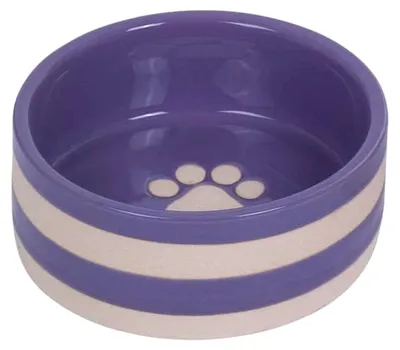 Produktbild von Keramik Napf Strio, Flieder/Creme, Ø 12,0 x 5,5 cm, 0,35 l, 1 Stück