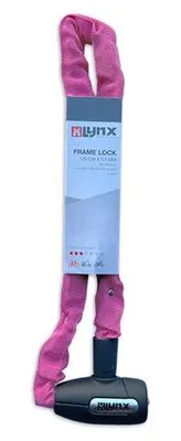 Obrázok produktu pre Zámok na reťaz Lynx Cityline M - 85 cm - ružový