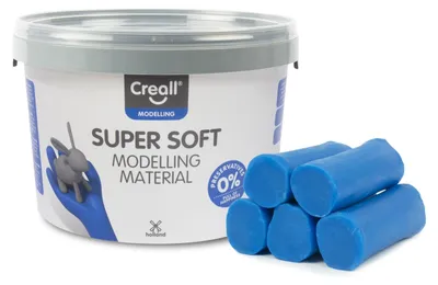 Image de Argile Supersoft Creall Bleu, 1750gr.