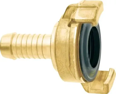 Produktbild von GEKA Schlauchstück Messing 25 mm (1), 360° drehbar"