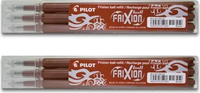 Produktbild von Pilot Frixion Ball Ersatzminen 0.7 braun - 6er-Set