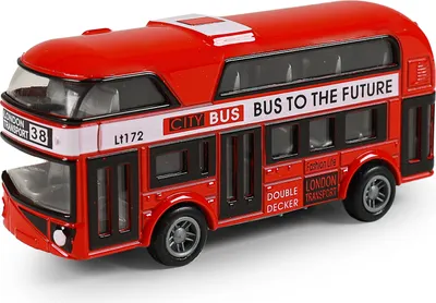 Zdjęcie produktu dla Londyński autobus piętrowy RAPPA w kolorze czerwonym