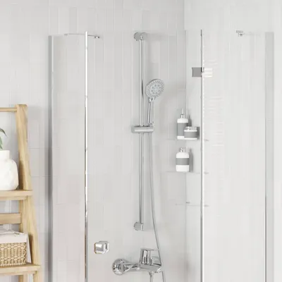 Produktbild von vidaXL Duschkopfhalter Chrom 101 cm Edelstahl
