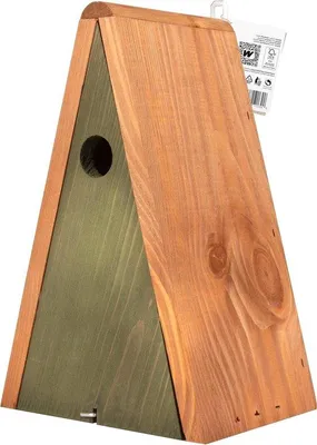 Image de Nichoir en bois - Nichoir pour oiseaux - Bois de bouleau