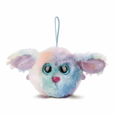 Productafbeelding van NICI NICIdoos BallBies hond met lus, knuffel, pluche speeltje, sleutelhanger, hanger, pluche, 9 cm, 46872