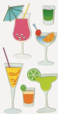 Produktbild von HEYDA 203780619 Stick-On's-Mix Cocktails 75 x 165 cm