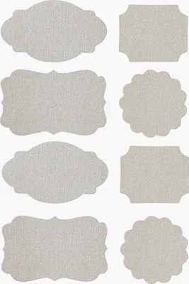 Produktbild von Papier Sticker "Etiketten", 32 Stück Silber
