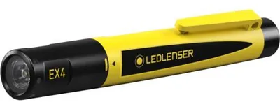 Produktbild von Ledlenser EX4 Taschenlampe schwarz-gelb, Ex-Zone 0/20, 50 Lumen, 35m Leuchtweite, 7 Std. Laufzeit, Batterie