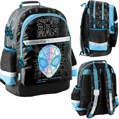 Produktbild von Paso Spiderman Rucksack mit zwei Fächern