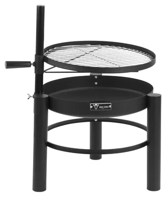 Produktbild von Feuerschale Feuerkorb Grillrost - Ø 50 cm - Höhenverstellbar - Stahl
