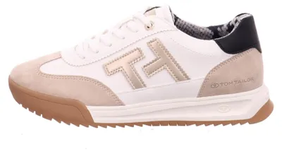 Produktbild von Tom Tailor Damenschuhe sportlicher Schnürer Weiß Freizeit, Schuhgröße:41 EU