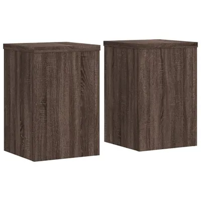 Produktbild von "2026 MODERNE"Pflanzenständer - Pflanzenregal - für Indoor Balkon - 2er-set - multifunktional& Moderne - Braun Eiche 25x25x35 cm Holzwerkstoff - Tische für Garten, Balkon CC8493926