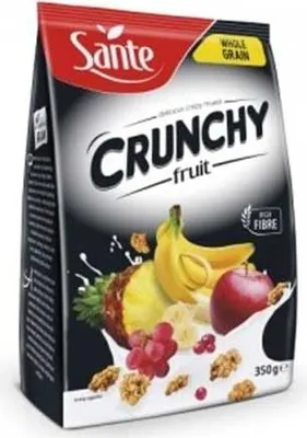 CRUNCHY OWOCOWE CHRUPIĄCE MUSLI 350G SANTE