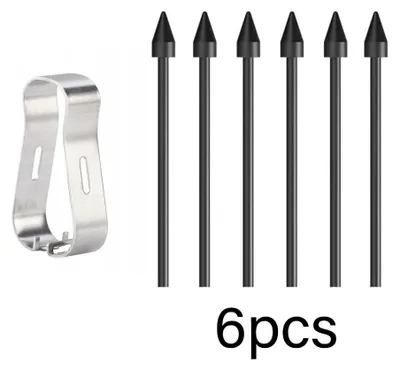 Image de Pointe de rechange pour stylet - Lot de 6 pointes - Métal - Pointes de remplacement - Pour tablettes Tab S6 Lite, S7 FE, S8 Plus, S9 Ultra