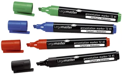 Obrázek produktu pro Legamaster 7-155094, 4 kusů, Černá, Modrá, Zelená, Červená, Černá, Kulatý, 1 mm, 5 mm