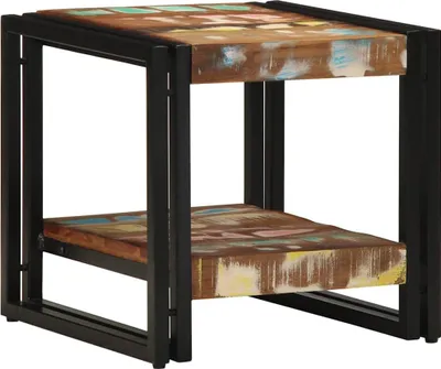 Immagine prodotto di vidaXL Tavolino 40 x 40 x 38 cm Legno massiccio riciclato