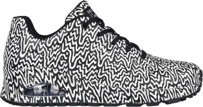 Produktbild von Skechers Uno Infinite Drip Black And White / Leather Größe EU 40