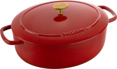 Image de Ballarini Bellamonte Oval Cast Iron Casserole - 4.5 ltr Red