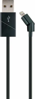 Produktbild von Schwaiger LKW120L 533, 1,2 m, Lightning, USB A, Männlich, Männlich, Schwarz