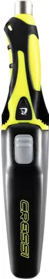Produktbild von Cressi Argus Knife Black/Yellow - Tauchermesser für Tauchbegeisterte, perfekt für Unterwasserabenteuer, Schwarz/Gelb, 26,8 cm.