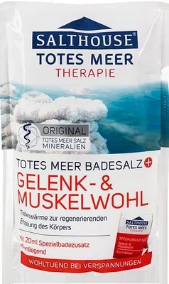 Obrázek produktu pro Salthouse Koupelová sůl z Mrtvého moře na svaly a klouby (500g), 52133