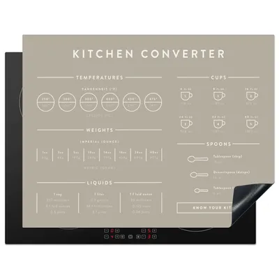 Produktbild von KitchenYeah© Herdabdeckplatte Induktionsschutz - Küche - Größen - Manuell - Induktionsabdeckplatte , 77x59cm, Küche Deko, Glaskeramikkochfeld Herdabdeckung, Abdeckplatte fùr Kochfeld