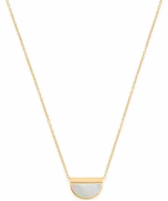 Produktbild von Damenkette von Leonardo aus Edelstahl, gold, Perlmutt