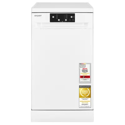 Produktbild von Geschirrspüler | Exquisit GSP9109-451D weiss | 9 Maßgedecke | Eco Wasserverbrauch 10,0 L/Zyklus | 49 dB | Energieklasse D | Weiss