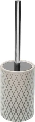 Produktbild von Toilettenbürstenhalter DIAMOND Weiß H 43cm Ø 9cm Keramik Versa Home WA