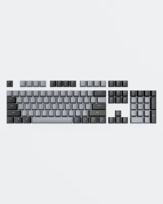 Obrázok produktu pre DARK PROJECT Nakładki na Klawisze - KS-46 PBT Keycaps (ENG/RU/UA - čierna/sivá)