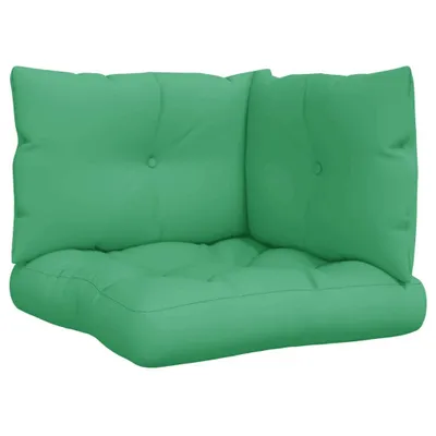 Imagen del producto de Cojines para palets 3 unidades tela verde