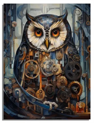 Produktbild von Wallario Sticker / Aufkleber für Kühlschrank / Geschirrspüler / Küchenschränke, selbstklebende Folie - 60 x 80 cm, Motiv: Wächter der Zeit