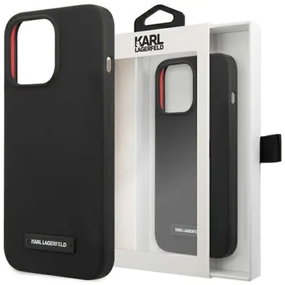 Produktbild von Karl Lagerfeld Klhcp13Xslmp1K Iphone 13 Pro Max 6,7"" Hardcase Czarny/Schwarz Silikon Plaque