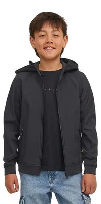 Produktbild von Jack And Jones - Softshelljacke für Jungen, mit Kapuze GT49862 (128) (Schwarz), KI-generiertes Bild