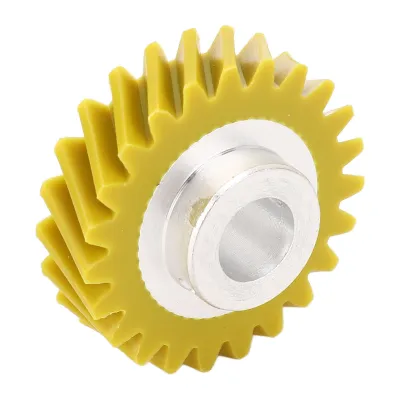 Zdjęcie produktu dla W10112253 Żółta przekładnia ślimakowa miksera, część zamienna do miksera 4162897 5K45SS 5K5SS 5KPM5