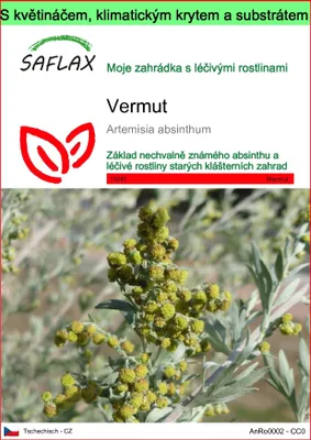 Obrázek produktu pro SAFLAX Garden to go - vermut - Artemisia absinthum - 500 Semena - S květináčem, klimatickou poklicí a pěstebním substrátem