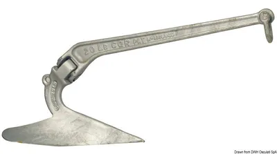 Produktbild von LEWMAR CQR verzinkter Stahlanker 11 kg - Osculati 01.147.11