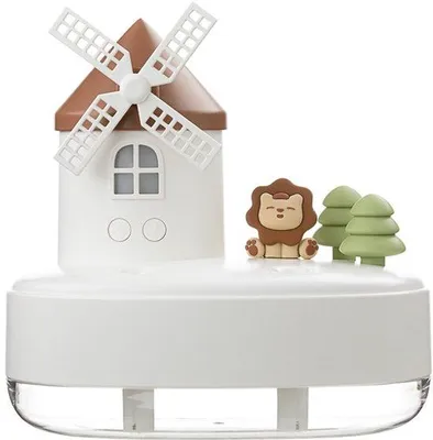 Obrázek produktu pro Malý zvlhčovač vzduchu pro psy – miniaturní – USB – bílý