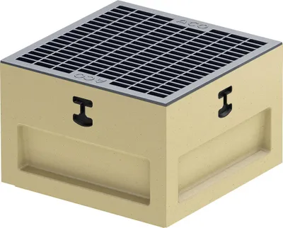 Produktbild von ACO Self Punktablauf Standardpoint Polymerbeton 25 x 25 x 21 cm
