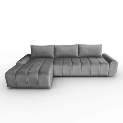 Produktbild von BEAUTYSOFA Costa L Ecksofa 290 cm mit Schlaffunktion & Bettkasten – Seitenausführung: links – Schlafsofa, Sofa , Bettsofa, Couch modern, Grau Vogue 14