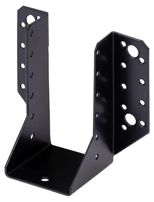 Immagine prodotto di Alberts 824990 Tassello per travi - Tipo A - nero - rivestito in plastica - 64 x 128 mm, confezione da 25 pezzi