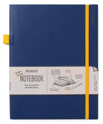 Image de Bookaroo Carnet de notes grand format - bleu marine