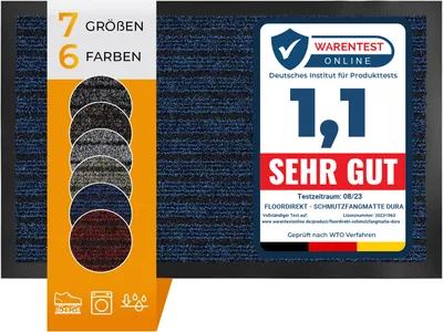 Produktbild von Schmutzfangmatte Dura Blau 66 x 185 cm