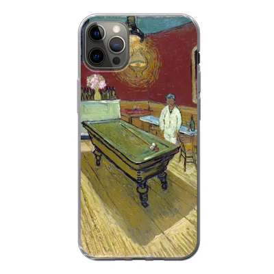 Produktbild von MuchoWow® Handyhülle Schutzhülle Hülle für iPhone 13 Pro Max Das Nachtcafé - Vincent van Gogh Silikon Softcase Handy Hülle - Mobiltelefon